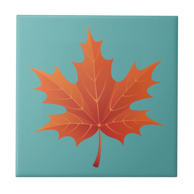 Maple Leaf Tile (Front)