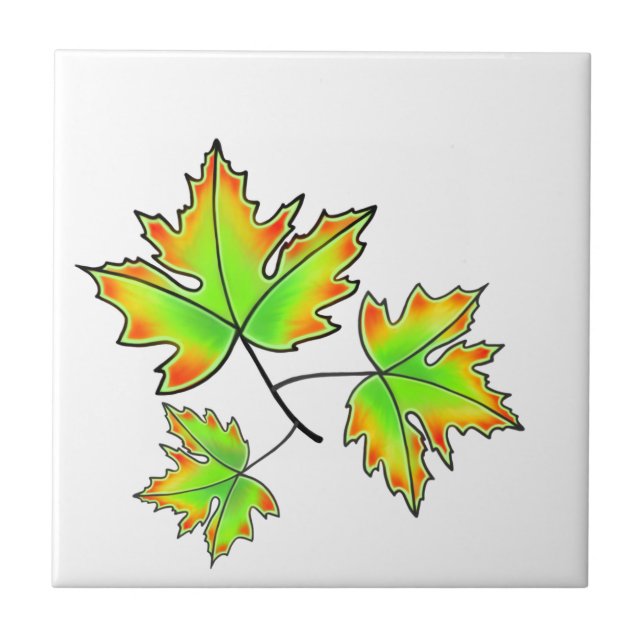 Maple Leaf Tile (Front)