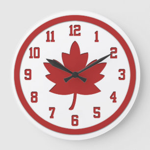 Maple Leaf Wall Clock