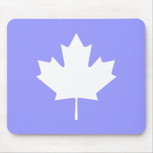 Maple Leaf White Transp The MUSEUM Zazzle Mouse Mat