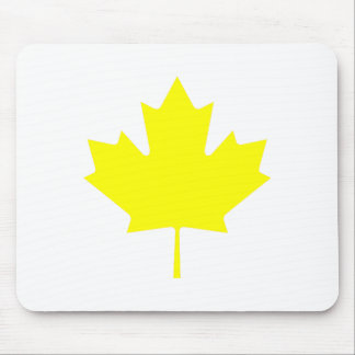 Maple Leaf YellowTransp The MUSEUM Zazzle Gifts Mouse Mat