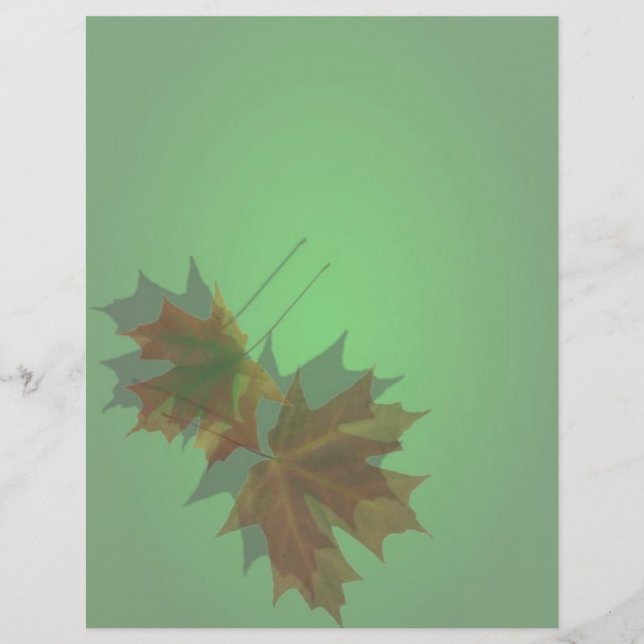Maple Leave Letterhead (Front)