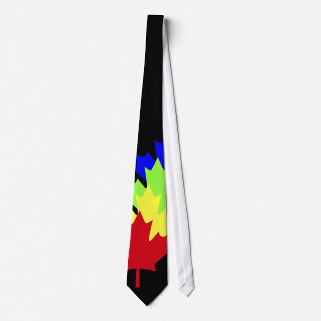 Maple Leaves - Canada Tie (Front)