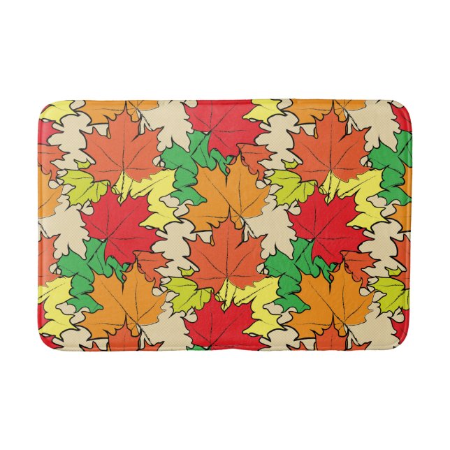 Maple leaves I Bath Mat (Front)