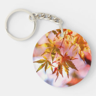 Maple Leaves Landscape Design-21355 Key Ring