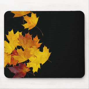 Maple leaves mouse mat