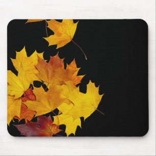 Maple leaves mouse mat