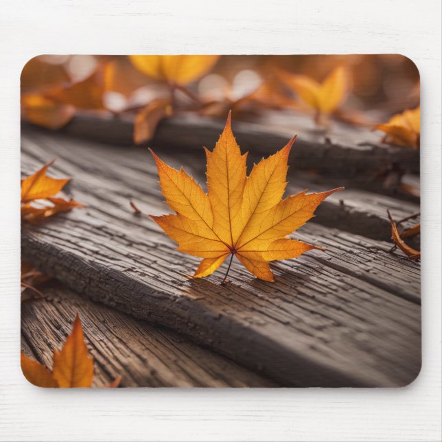 Maple, Leaves Mouse Mat (Front)