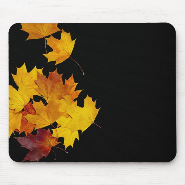 Maple leaves mouse mat (Front)