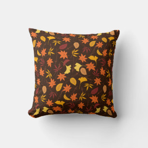 Maple Leaves Pattern-45947 Cushion