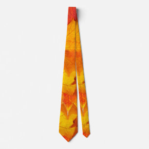 Maple leaves tie