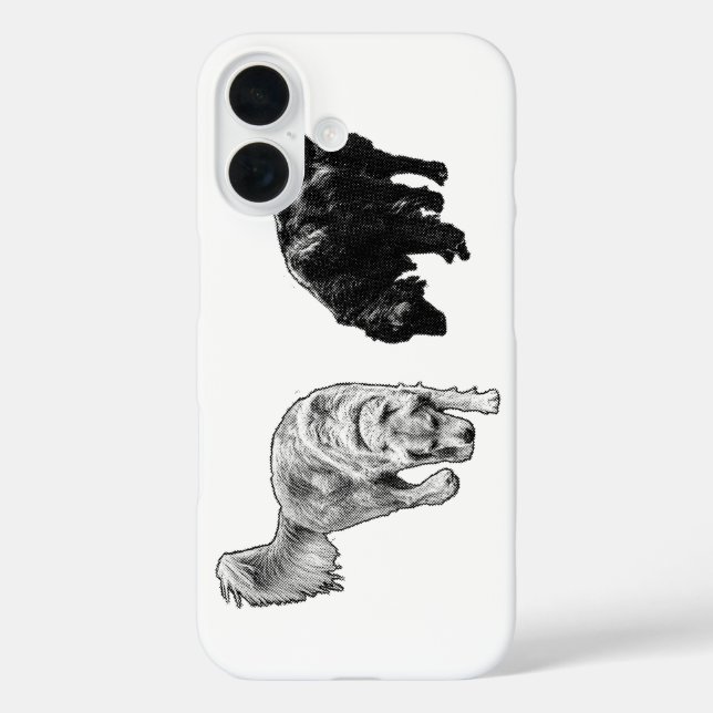 Maple-Light Dot Lookout — Retriever Duo Case-Mate iPhone Case (Back)