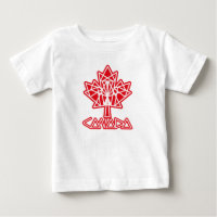 MAPLE MADE WITH TRIANGLES CANADA FLAG BY MASANSER