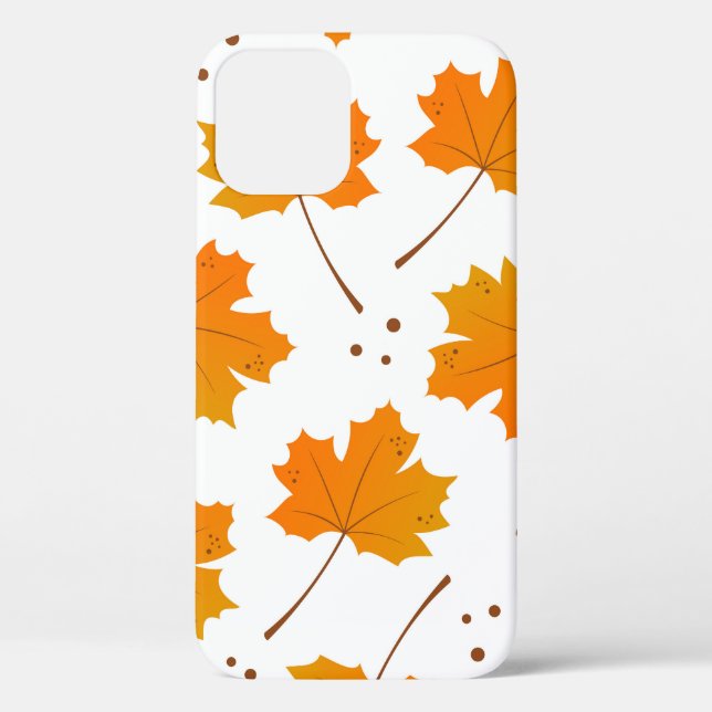 Maple Mirth: Cartoon Autumn Leaves Case-Mate iPhone Case (Back)