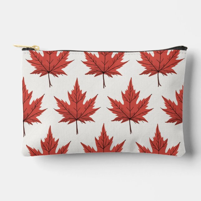 Maple patterned Print Cut Sew Bag (Front)