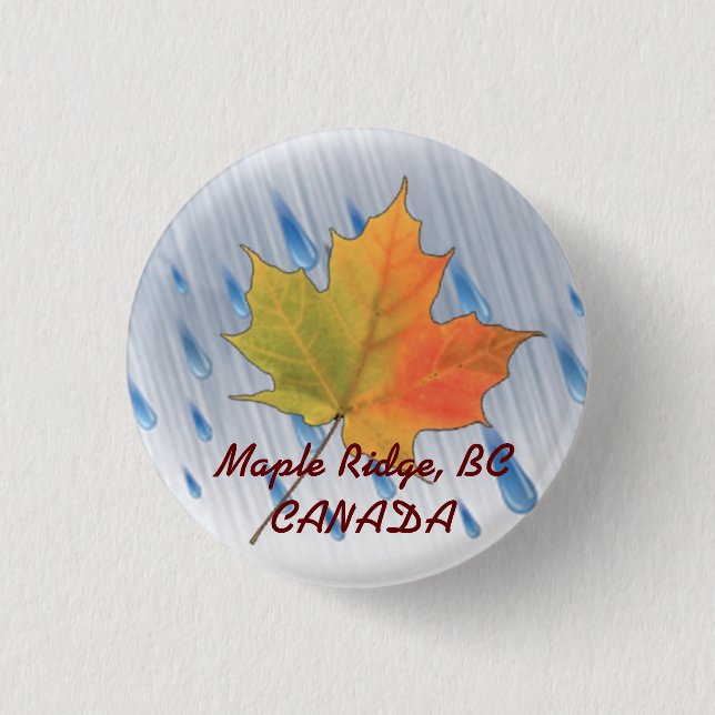Maple Ridge Souvenir Button (Front)
