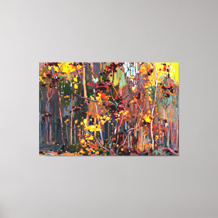 Maple Saplings, fine art painting by Tom Thomson,  Canvas Print