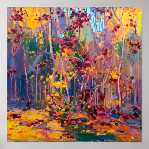 Maple Saplings October   Tom Thomson   Poster