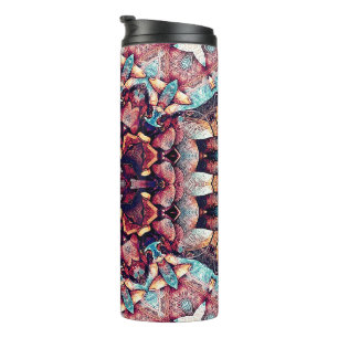 Maple Seed Mosaic Thermal Tumbler