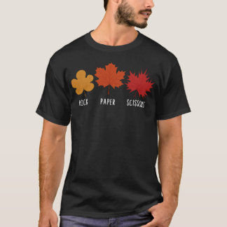 Maple Shirt, Rock Paper Scissors Maple Leaves Tee