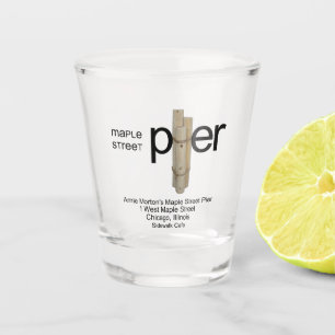 Maple Street Pier, Chicago, Illinois Shot Glass