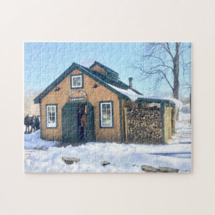 Maple Sugar Shack Jigsaw Puzzle