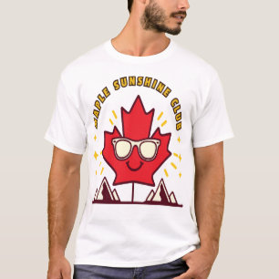 Maple Sunshine Club Canada Cute Summer T-Shirt Can