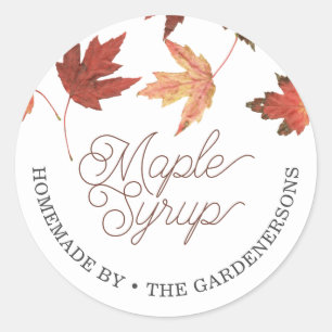 Maple Syrup Classic Round Sticker
