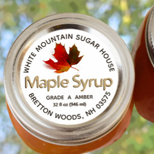 Maple Syrup Colourful Sugar Maple Waterproof Decal