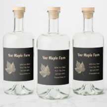 Maple Syrup Farm Beige Black Country Rustic