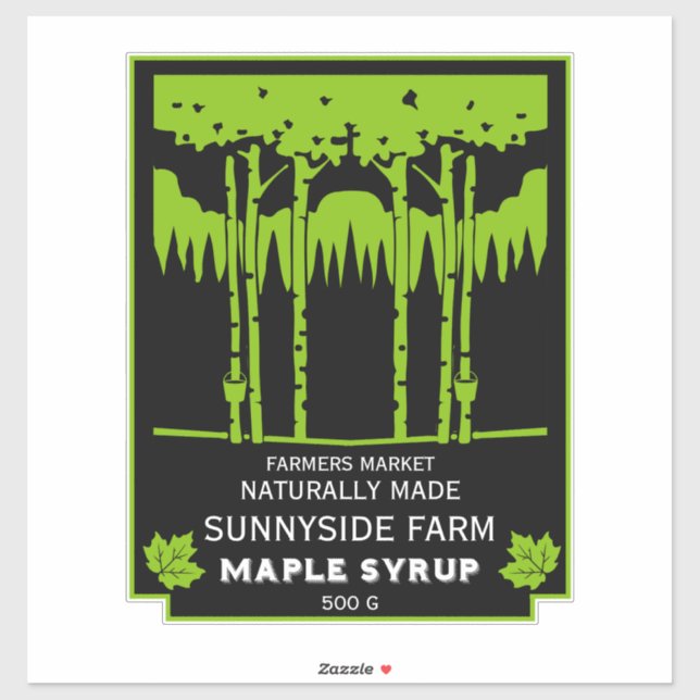 Maple Syrup Farmers Market (Sheet)