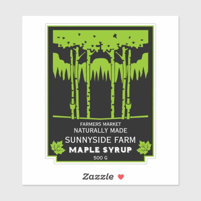 Maple Syrup Farmers Market (Sheet)