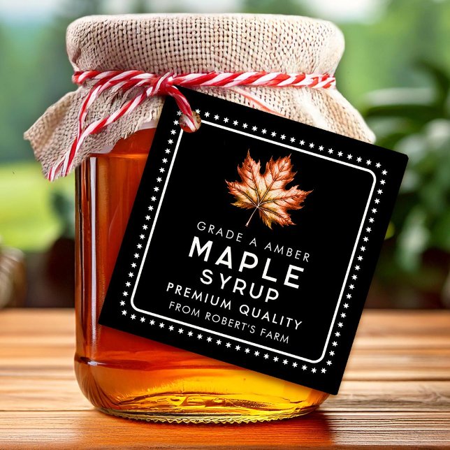 Maple syrup favour tags (Creator Uploaded)