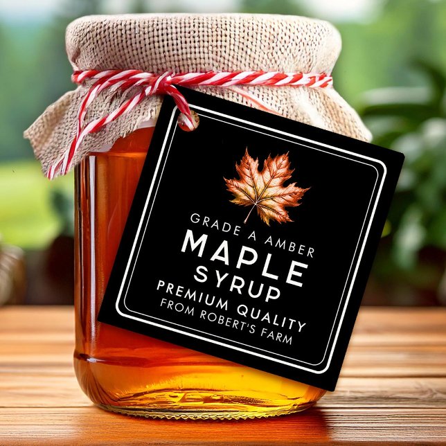 Maple syrup favour tags (Creator Uploaded)