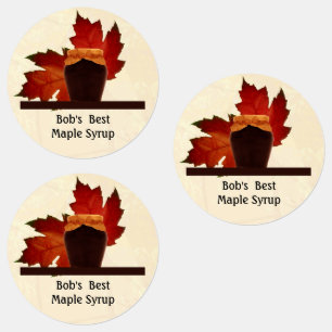 Maple Syrup Food Label