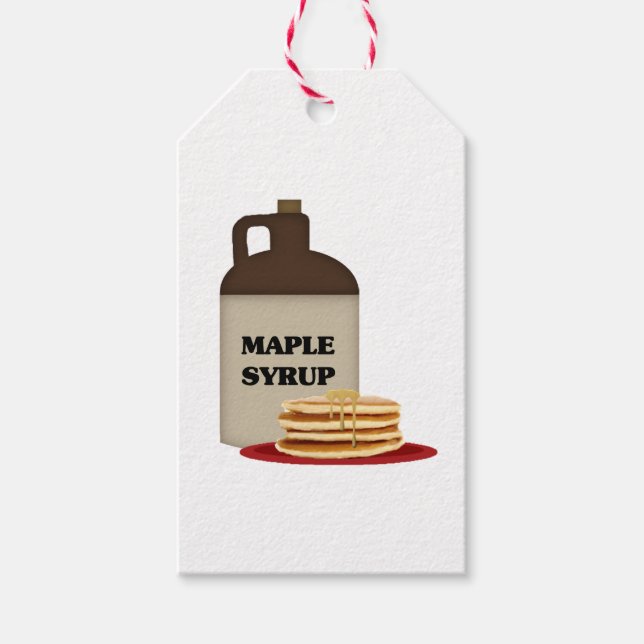 Maple Syrup Gift Tag (Front)