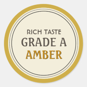 Maple Syrup Grade A Amber Label