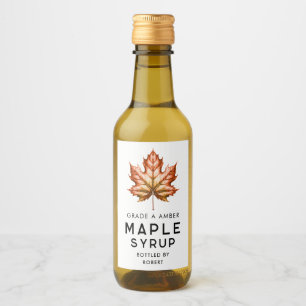 Maple syrup label