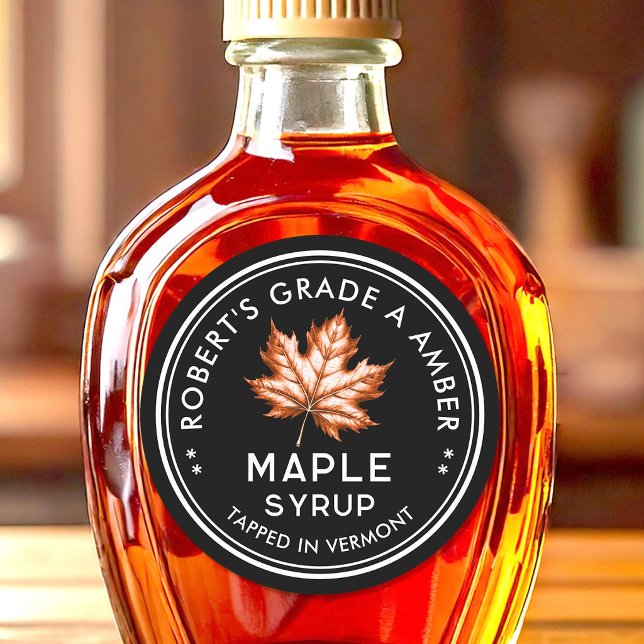 Maple syrup label (Creator Uploaded)