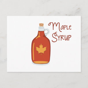 Maple Syrup Postcard
