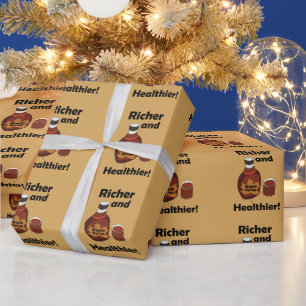 Maple Syrup Richer And Healthier Wrapping Paper
