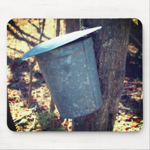 Maple Syrup Sap Bucket Nature  Mouse Mat