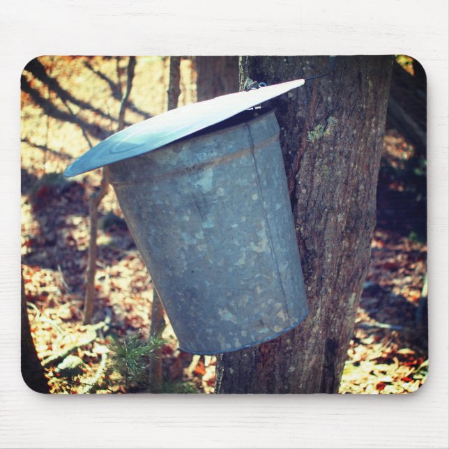 Maple Syrup Sap Bucket Nature  Mouse Mat (Front)