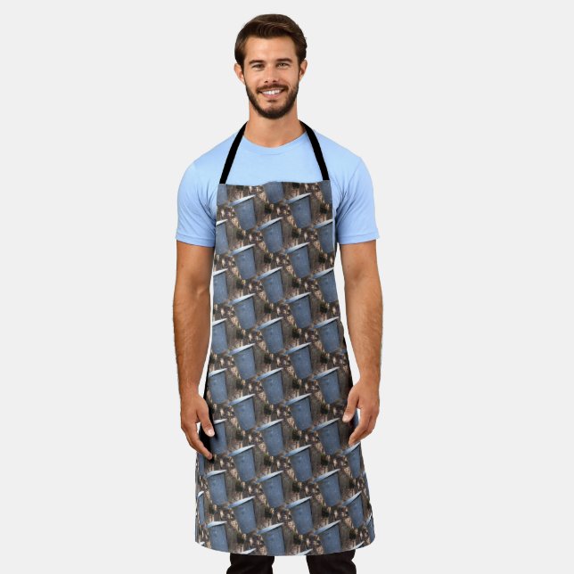Maple Syrup Sugar Sap Bucket Nature Pattern    Apron (Worn)