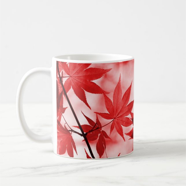 Maple Trees Leaves Design-29997 Coffee Mug (Left)