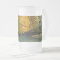 Maple Umbrella Over Dogwood Creek Frosted Glass Be