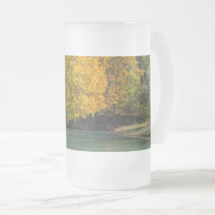 Maple Umbrella Over Dogwood Creek Frosted Glass Be Beer Mug