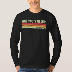 Maple Valley Wa Washington Funny City Home Roots R T-Shirt