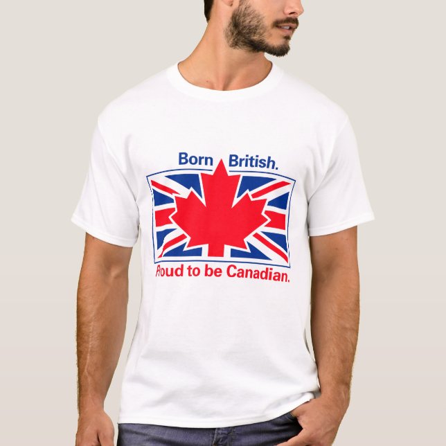 Maplejack Born British T shirt (Front)