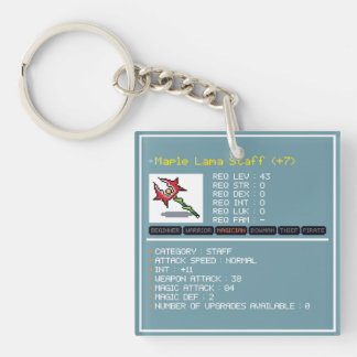 Maplestory Magician Double-Sided Acrylic Keychain